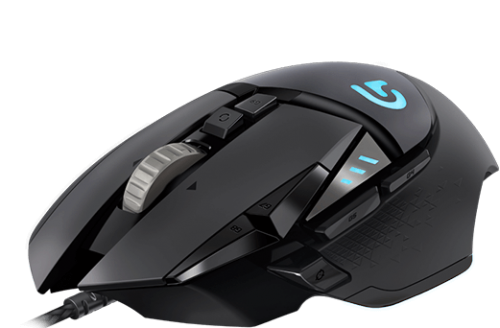 Мышь оптическая Logitech GAMING MOUSE G502 PROTEUS SPECTRUM проводная USB черный 910-004617 