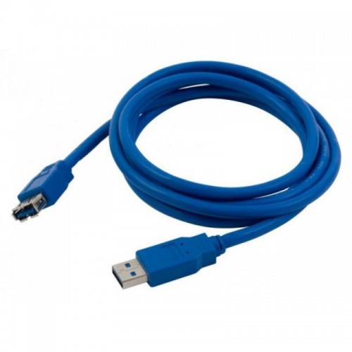 Удлинитель интерфейсный Vcom USB3 AM - AF 5m синий VUS7065-5M 