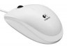 Мышь оптическая Logitech B100 проводная USB белый 910-003360 - 