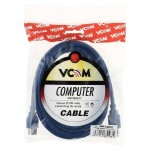 Удлинитель интерфейсный Vcom USB3 AM - AF 3m черный VUS7065-3M