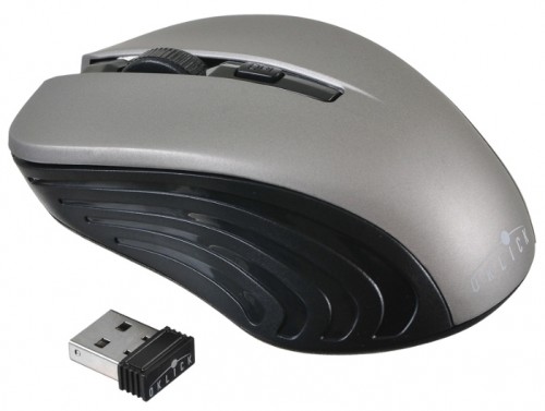 Мышь оптическая Oklick 545MW беспроводная USB серый TM-5500 GREY беспроводная мышьинтерфейс USBдля настольного компьютера, игроваясветодиодная, 8 клавишразрешение сенсора мыши 3200 dpi