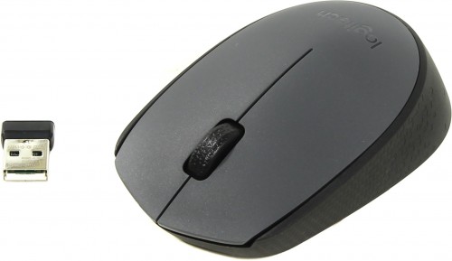 Мышь оптическая Logitech M170 беспроводная USB серый 910-004642 