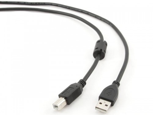 Кабель интерфейсный Gembird USB2 AM - BM 4.5m черный Pro CCF-USB2-AMBM-15 