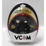 Кабель аудио-видео Vcom HDMI 19M - 19M 1.8m 2 фильтра GOLD VHD6020D-1.8M