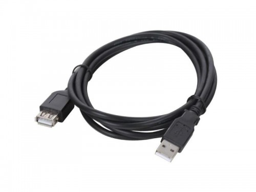 Удлинитель интерфейсный Defender USB2 AM - AF 1.8m черный USB02-06 
