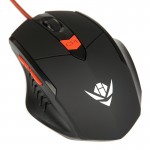 Мышь оптическая Dialog MOG-11 U NAKATOM проводная USB черный