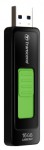 USB флэш накопитель 16ГБ USB3 Transcend JetFlash760 (TS16GJF760) Черный,зеленая_полоса