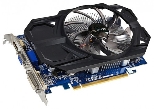 Видеокарта Giga-byte AMD Radeon R7 240 2Gb 780 МГц PCI-E 3.0 RET GV-R724OC-2GI видеокарта AMD Radeon R7 2402048 Мб видеопамяти GDDR3частота ядра/памяти: 900/1600 МГцразъемы DVI, HDMI, VGAподдержка DirectX 12, OpenGL 4.3работа с 2 мониторами