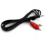 Кабель аудио-видео Vcom JACK 3.5M - RCA 2xM 1.8m