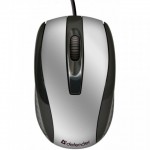 Мышь оптическая Defender 52140 проводная USB серебристый