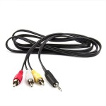Кабель аудио-видео Vcom JACK 3.5M - RCA 3xM 2m CV213-2M