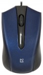 Мышь оптическая Defender Accura MM-950 проводная USB синий 52952