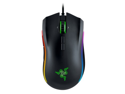 Мышь лазерная Razer MAMBA CHROMA проводная USB черный RZ01-01370100-R3G1 