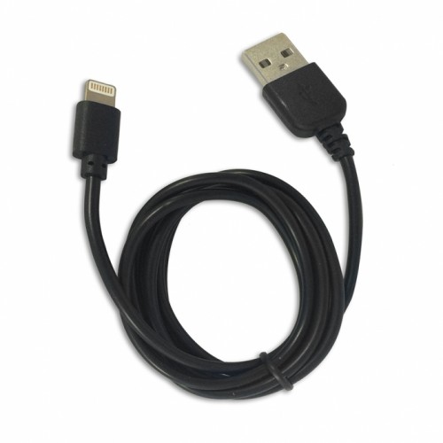 Кабель CBR USB2 AM - Lightning M 1m черный RAINBOW L BLACK 