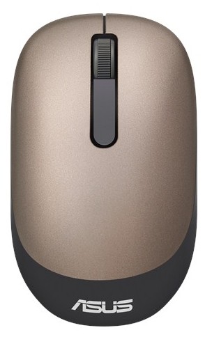 Мышь оптическая Asus WT205 беспроводная USB золотистый 90XB03M0-BMU000 беспроводная мышьинтерфейс USBдля ноутбукасветодиодная, 3 клавиширазрешение сенсора мыши 1200 dpi