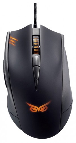 Мышь оптическая Asus Strix Claw Dark проводная USB черный 90YH00C2-BAUA00 проводная мышьинтерфейс USBдля настольного компьютера, игроваясветодиодная, 3 клавиширазрешение сенсора мыши 5000 dpi