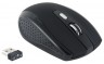 Мышь оптическая Oklick 455MW беспроводная USB черный TM-8100 BLACK RUBBER - 