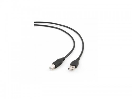 Кабель интерфейсный Gembird USB2 AM - BM 1m черный CC-USB2-AMBM-1M 