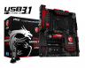 Мат.плата MSI X99A GAMING 9 ACK s2011 Intel X99 EATX RET - 