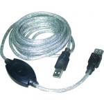 Удлинитель интерфейсный Vcom USB2 AM - AF 5m активный Bulk [VUS7049] [VUS7049]-5M
