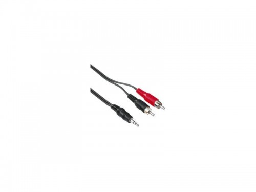 Кабель аудио-видео Ningbo JACK 3.5M - RCA 2xM 3m черный JAAC010-3 