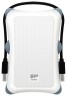 Внешний диск Silicon power HDD 1Tb 2.5" USB3 белый 5400rpm SP010TBPHDA30S3W - 