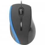 Мышь оптическая Defender MM-340 проводная USB синий;черный 52344