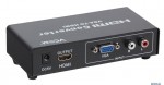 VGA-адаптер аудио-видео Vcom HDMI 19F - RCA 2xF,SVGA 15F RET DD491