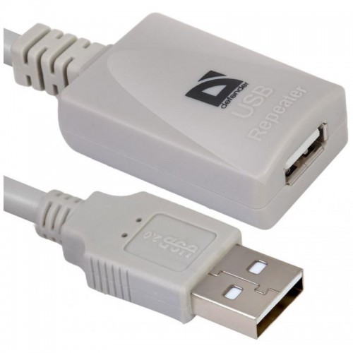 Удлинитель интерфейсный Defender USB2 AM - AF 5m 