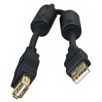 Удлинитель интерфейсный 5bites USB2 AM - AF 5m GOLD феррит UC5011-050A