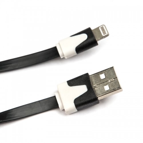 Кабель интерфейсный Dialog USB2 AM - Lightning M 1m плоский HC-A6310 
