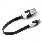 Кабель интерфейсный Dialog USB2 AM - Lightning M 0.15m плоский HC-A6401