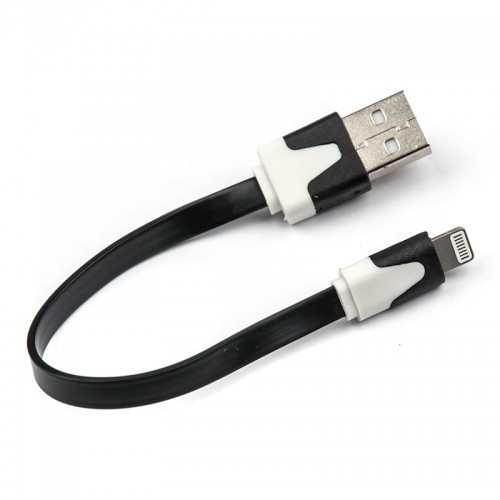 Кабель интерфейсный Dialog USB2 AM - Lightning M 0.15m плоский HC-A6401 