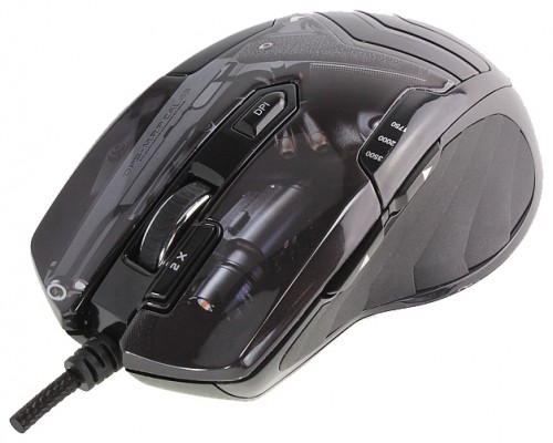 Мышь оптическая Crown CMXG-703 Colt проводная USB черный CM000001349 