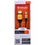Кабель аудио-видео Defender HDMI 19M - microM v1.4 1.8m HDMI08-06PRO